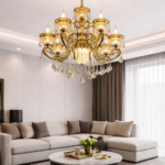 ANTIQUE 9857/12 ARM CHANDELIER