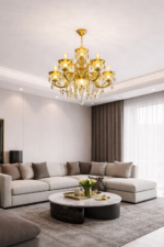 ANTIQUE 9857/8 ARM CHANDELIER - Image 2