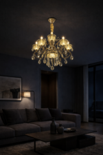 ANTIQUE 9871/6 ARM CHANDELIER